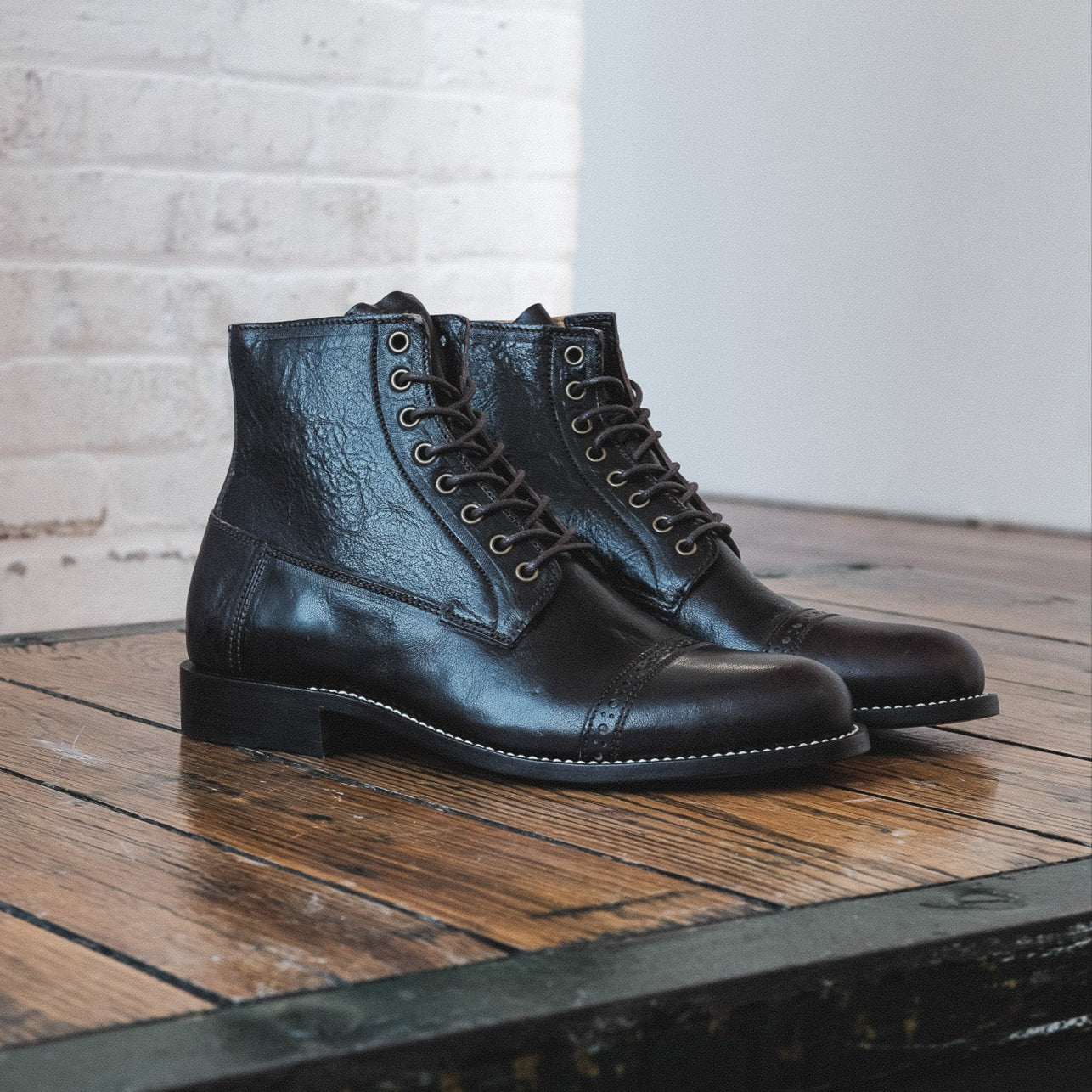 1912 Russet "Marching" Shoe Reproduction - FINAL SALE