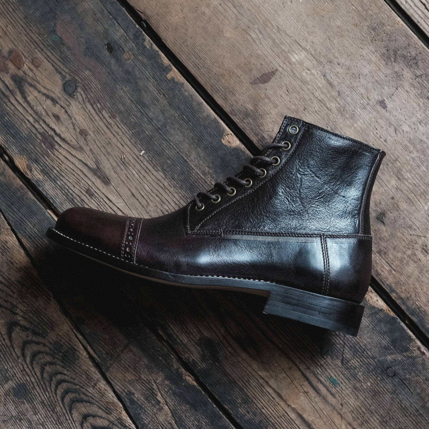 1912 Russet "Marching" Shoe Reproduction - FINAL SALE