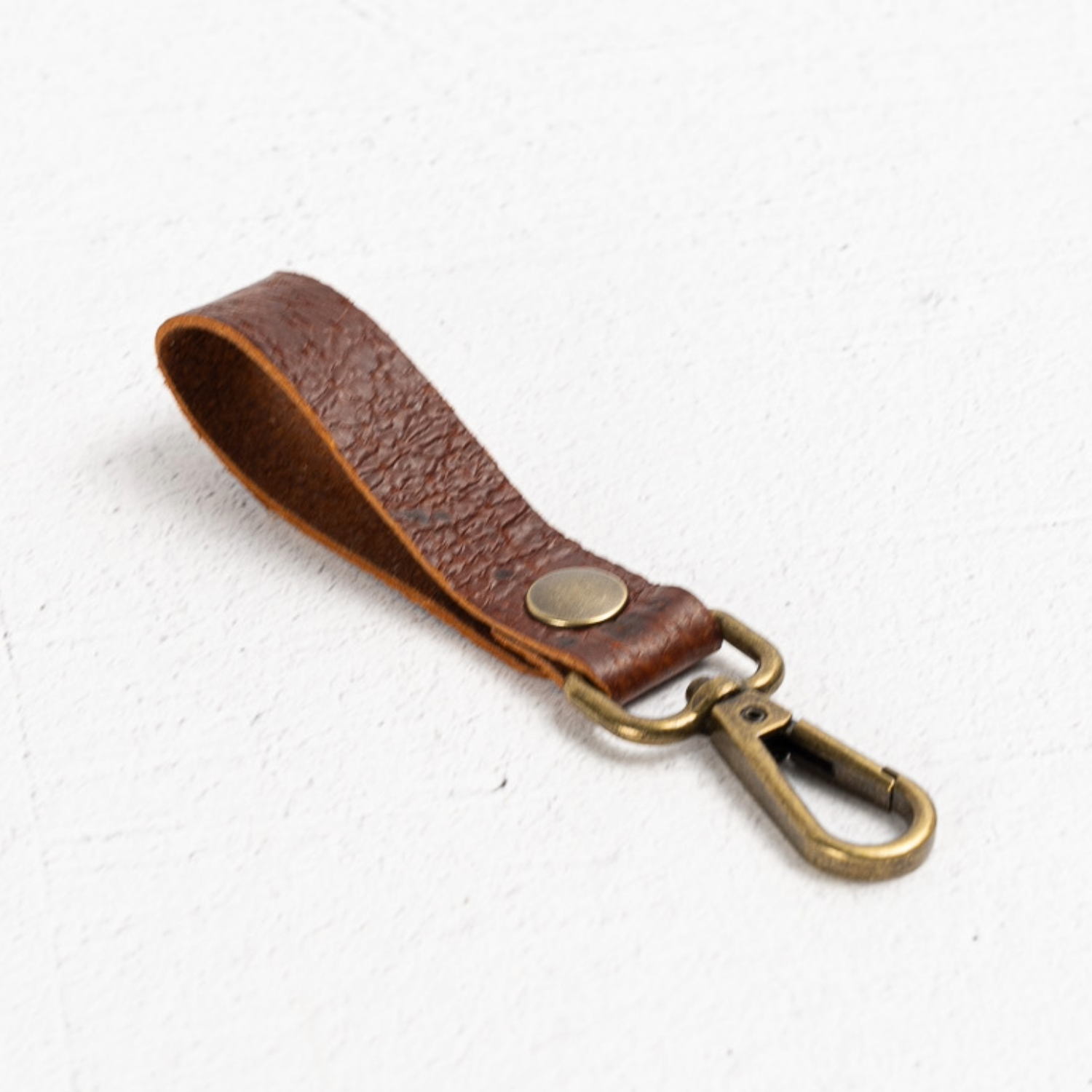 Cognac Wild Boar Keychain