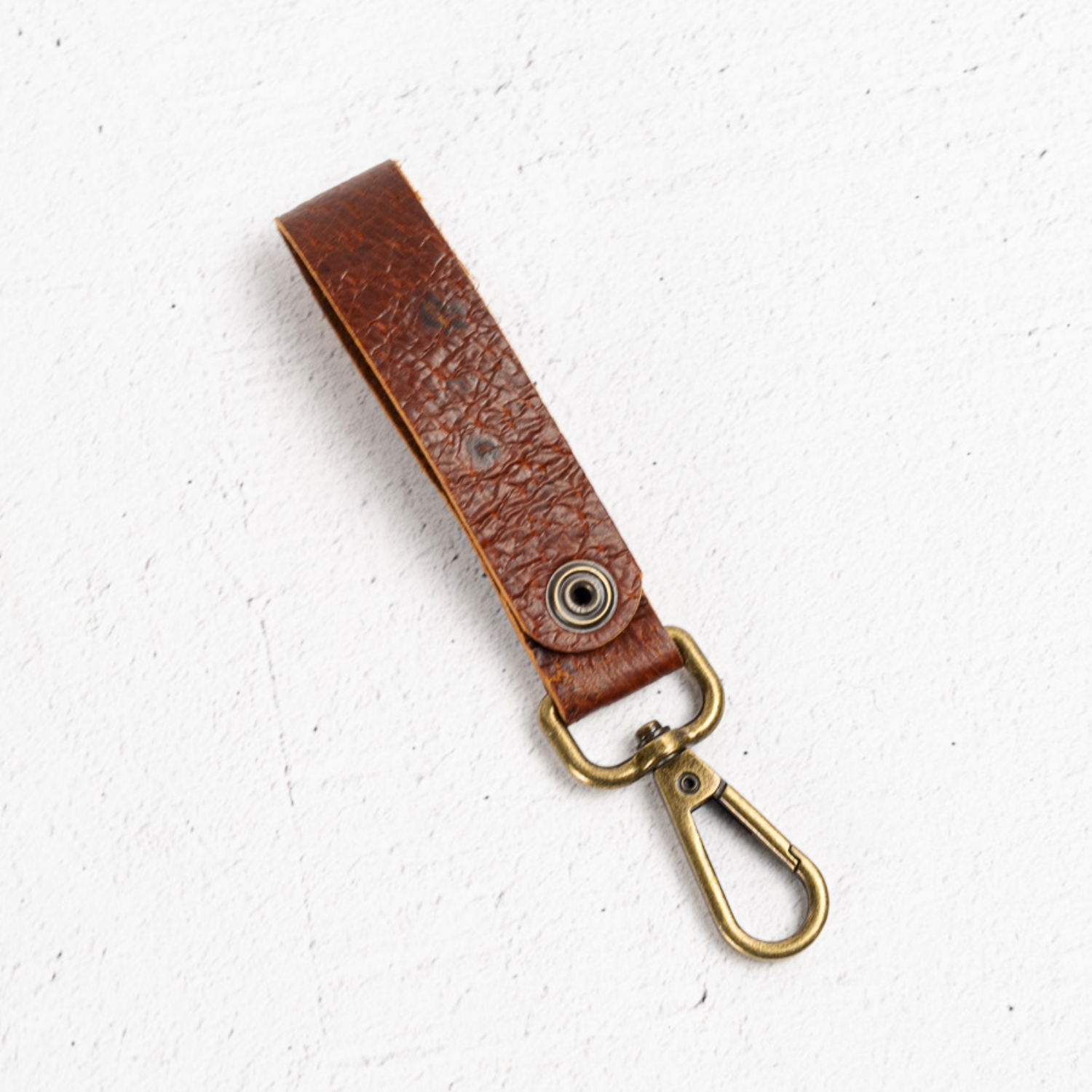 Cognac Wild Boar Keychain