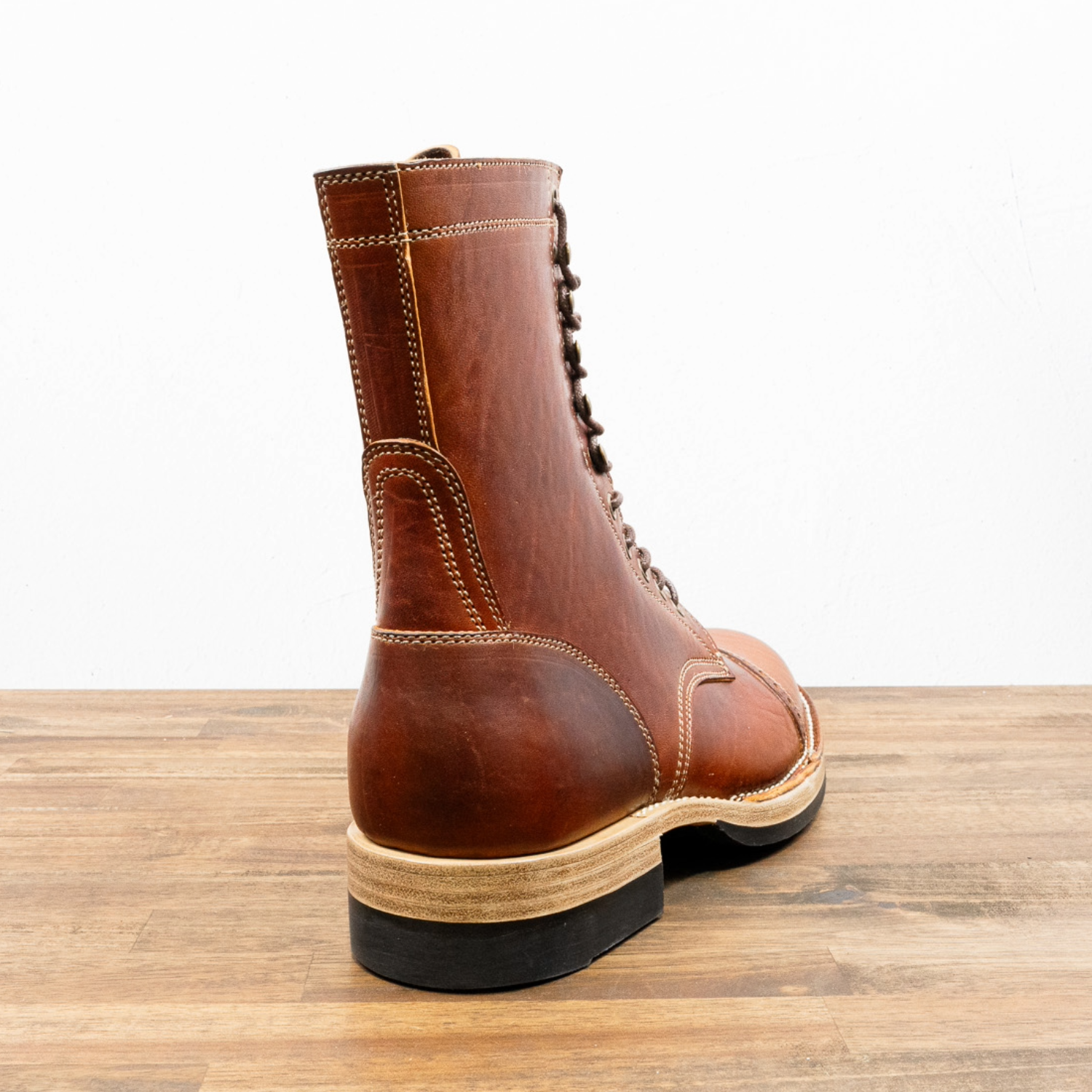 Garrett 8 inch - Cognac Horsebutt