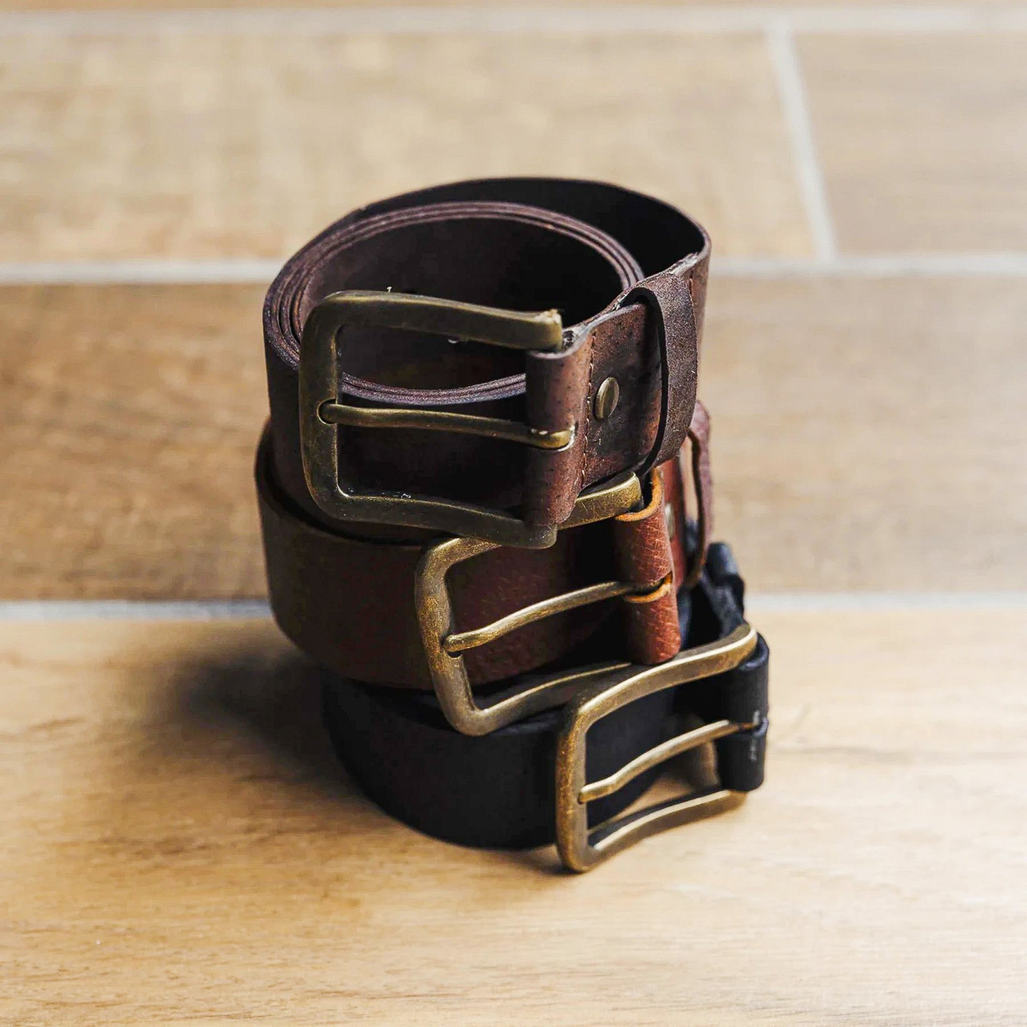 Wild Boar Leather Belt