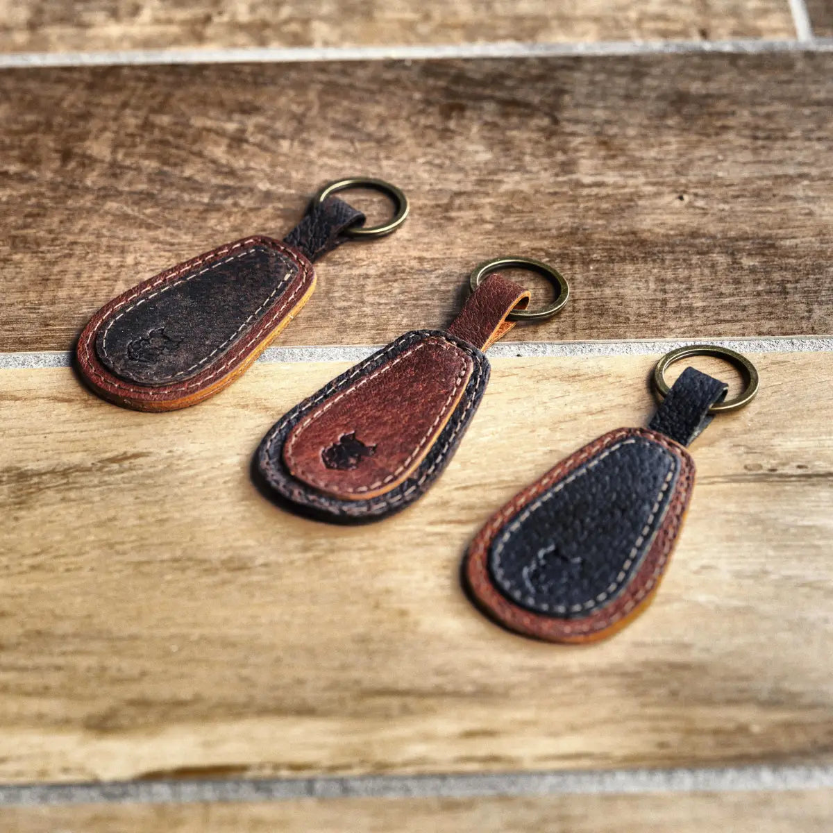 Wild Boar Teardrop Keychain