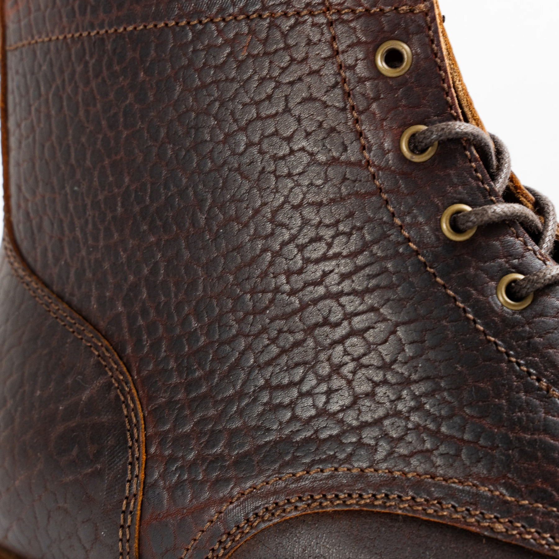 Lisbon Stitchdown - Overdyed Cognac Horsebutt