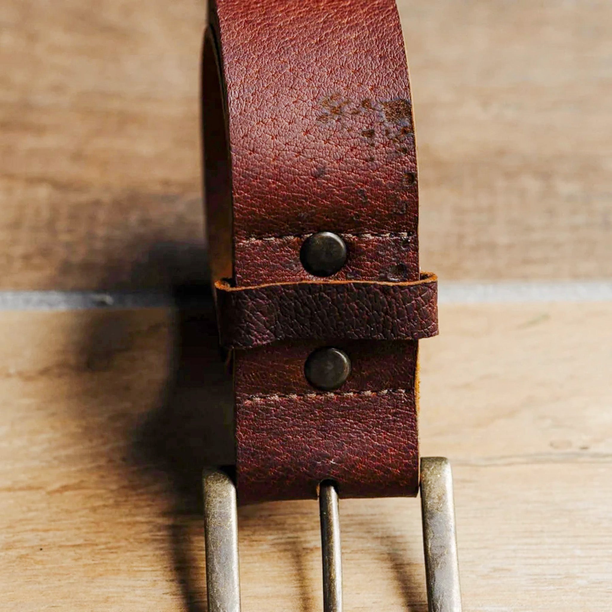 Wild Boar Leather Belt