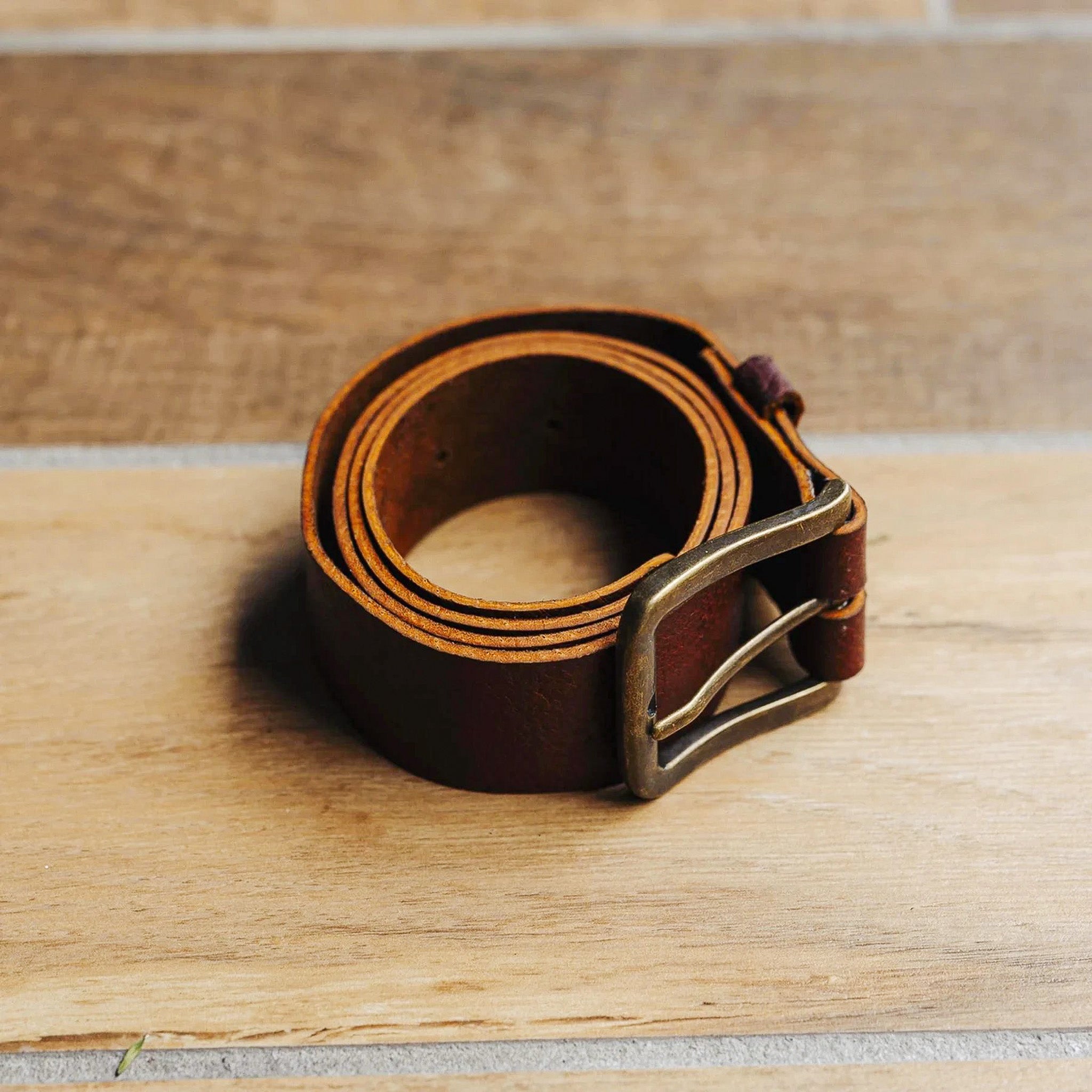 Wild Boar Leather Belt