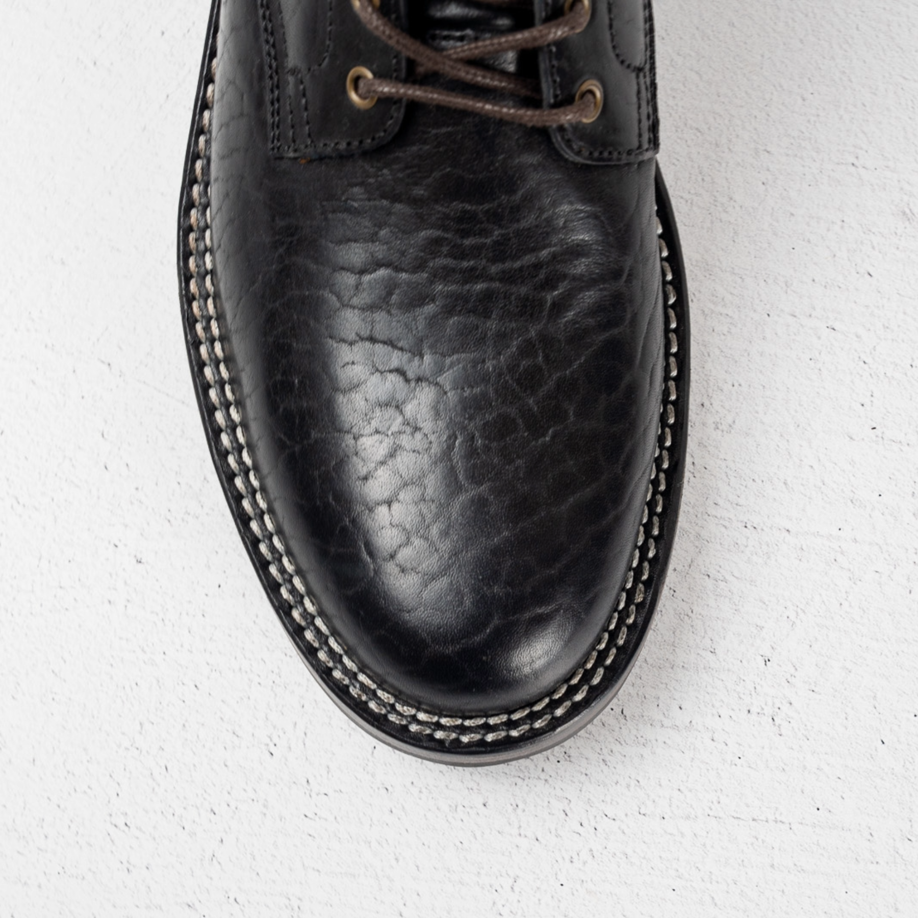 Lisbon Stitchdown - Black Rustic Horsebutt - Pre-Order