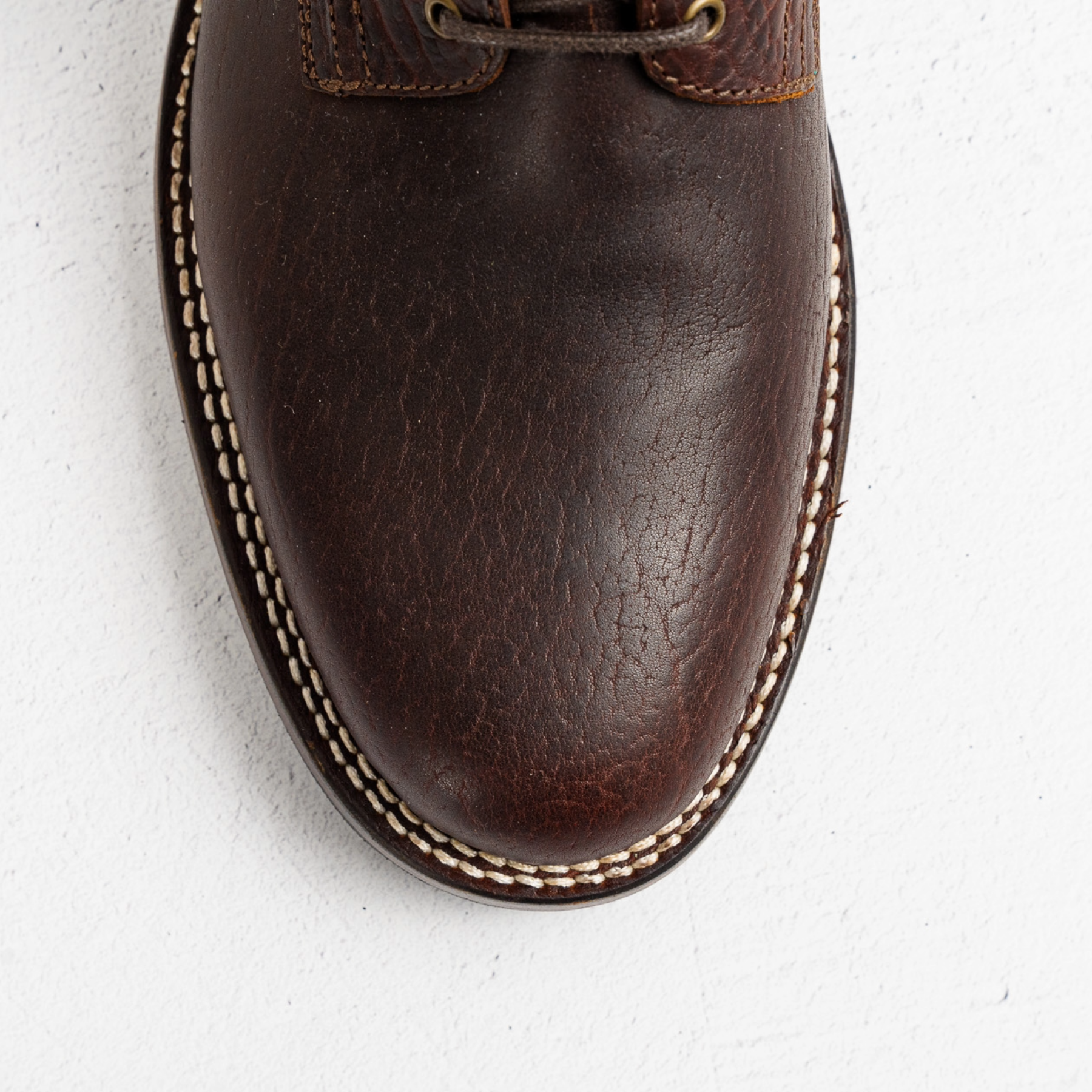 Lisbon Stitchdown - Overdyed Cognac Horsebutt