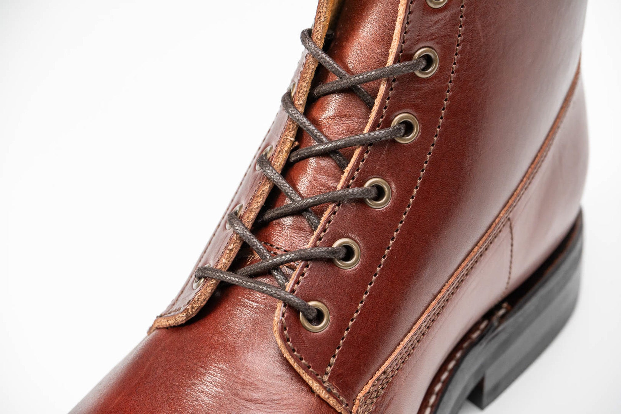 Modern M1917 Trench Boot in British Tan english bridle