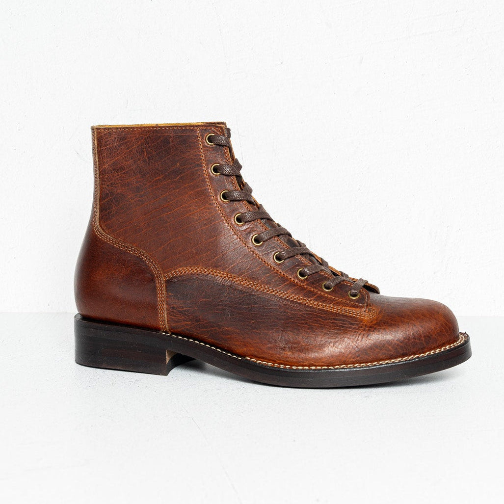 Carver - Cognac Burnt Chip Tan Bison