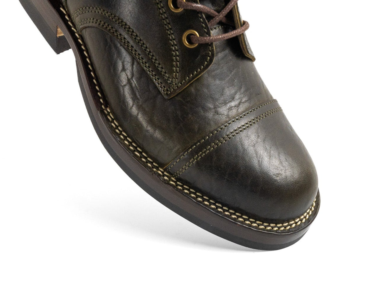 Garrett - Olive Rustic Horsebutt