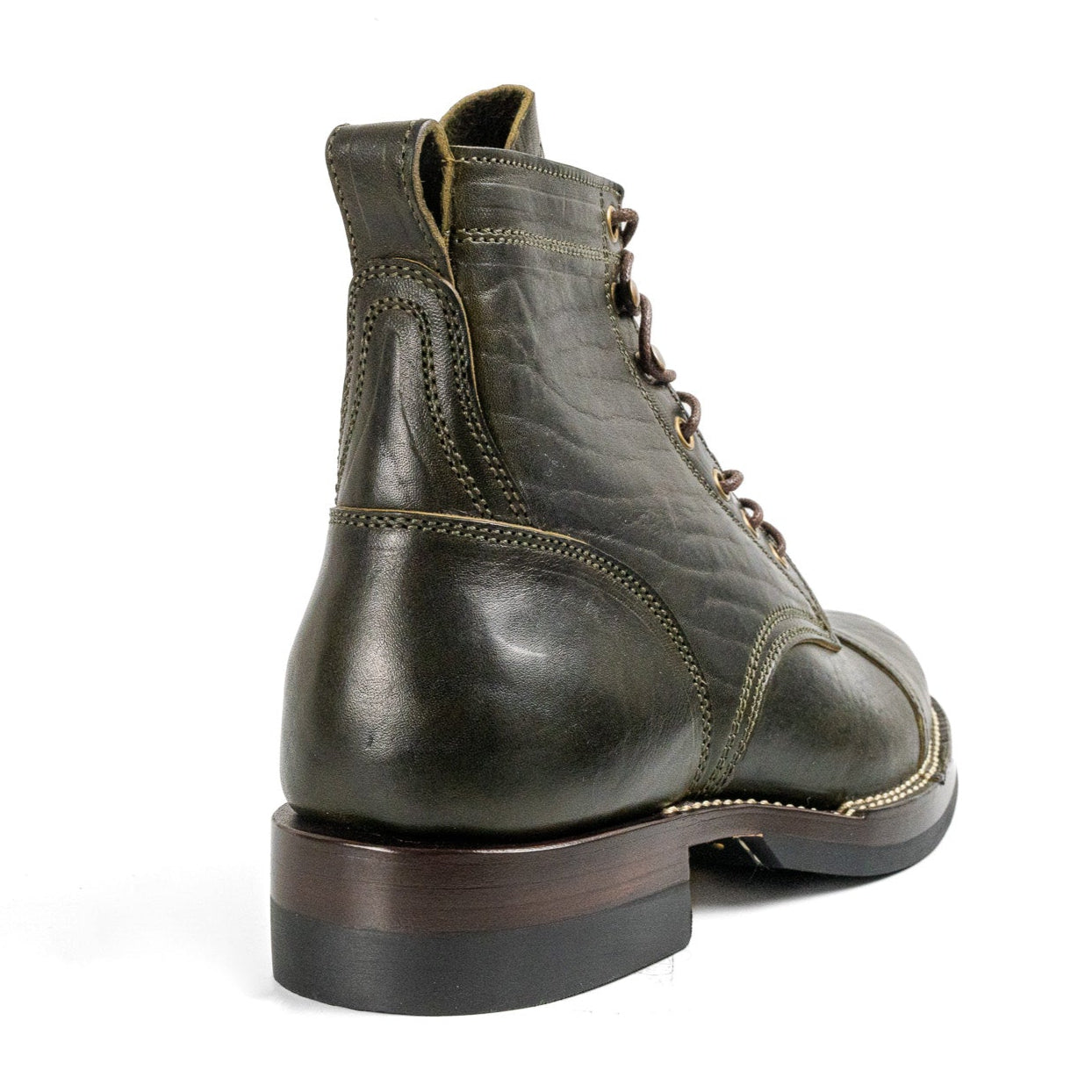 Garrett - Olive Rustic Horsebutt