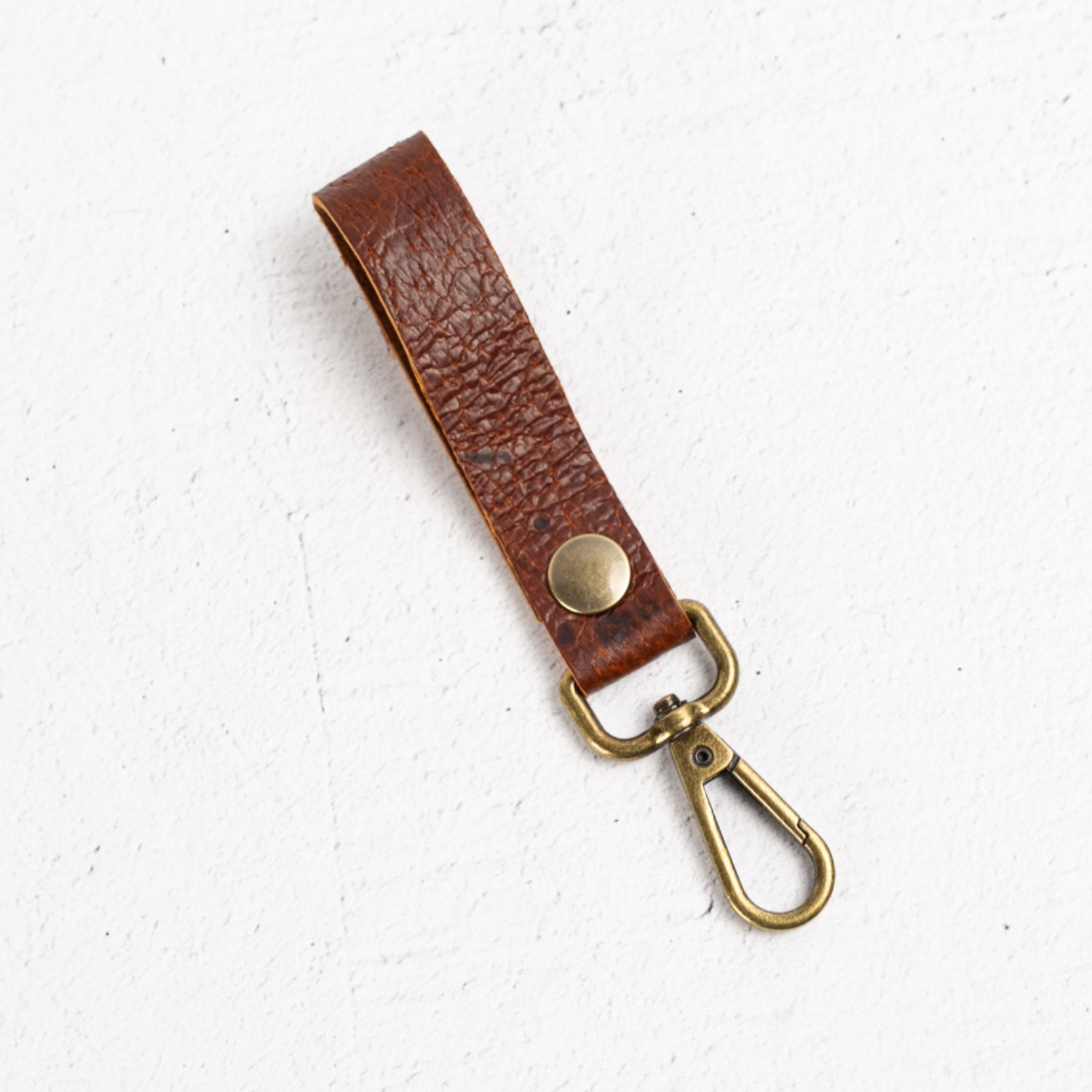 Cognac Wild Boar Keychain