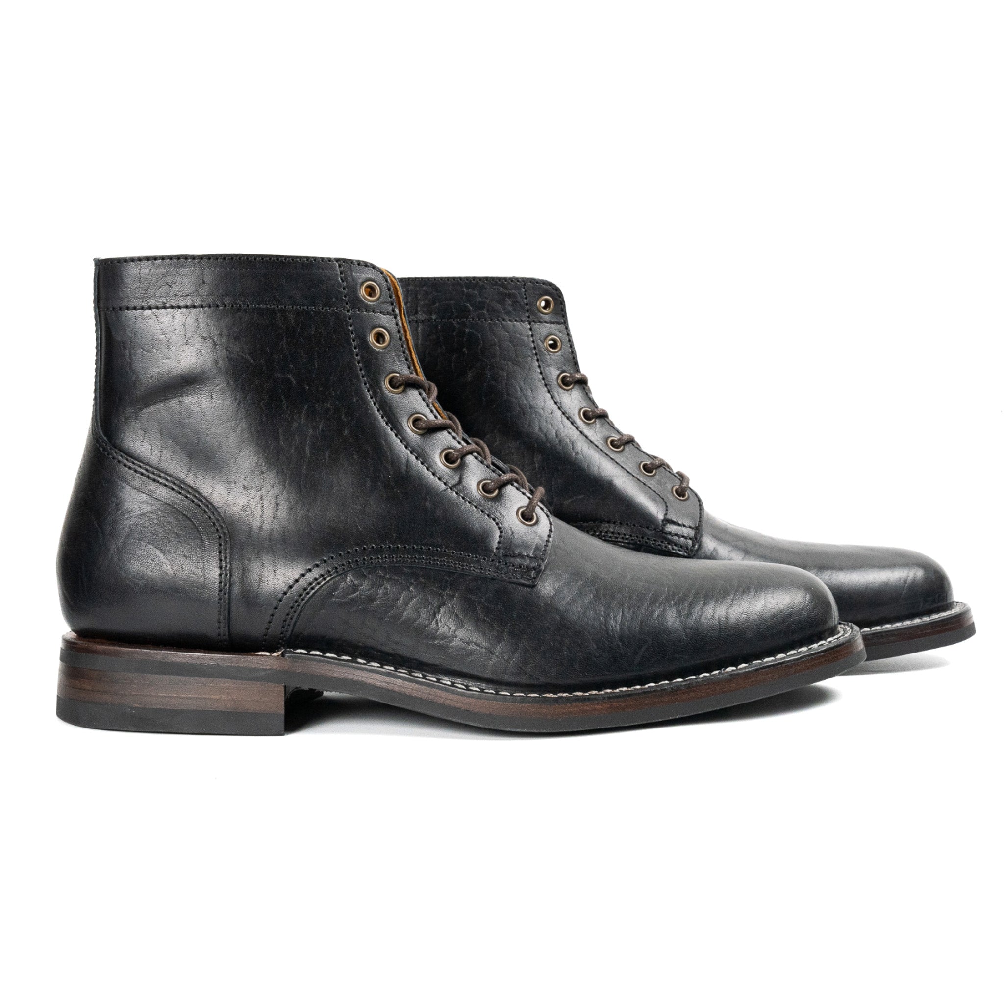 Lisbon - Black Rustic Horsebutt (Final Sale)