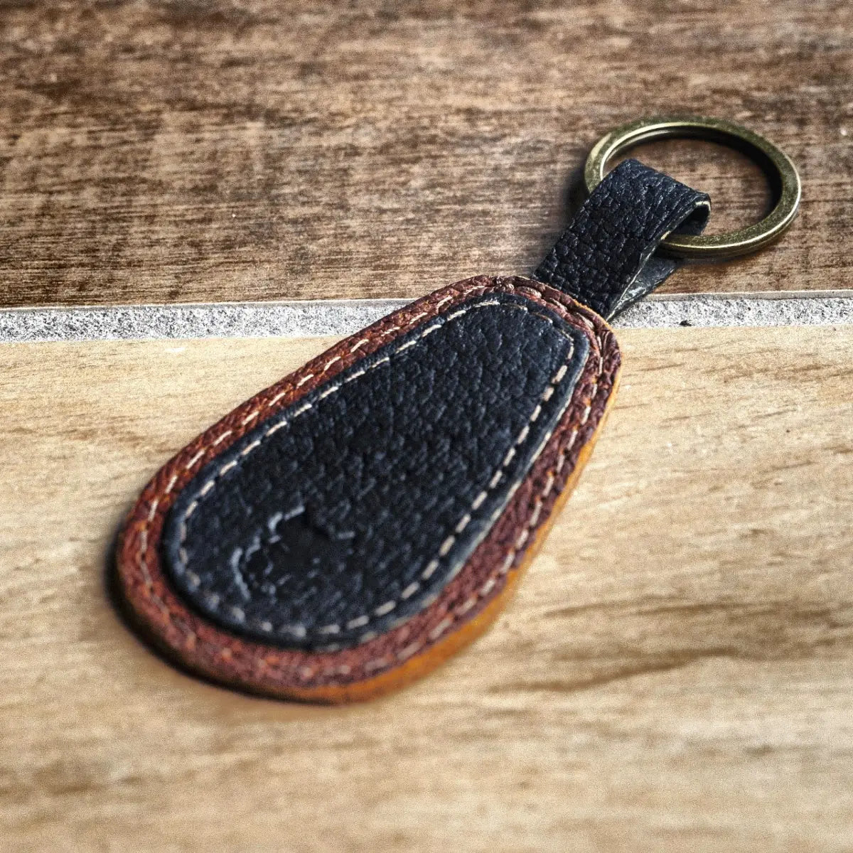 Wild Boar Teardrop Keychain