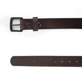 Dark Brown English Bridle Leather Belt