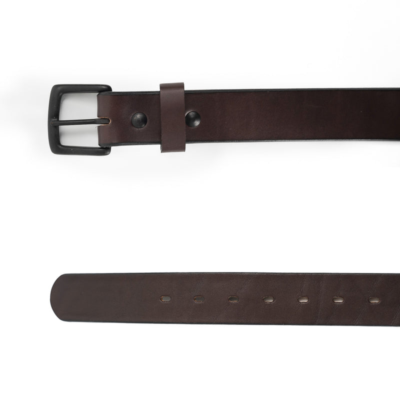 Dark Brown English Bridle Leather Belt