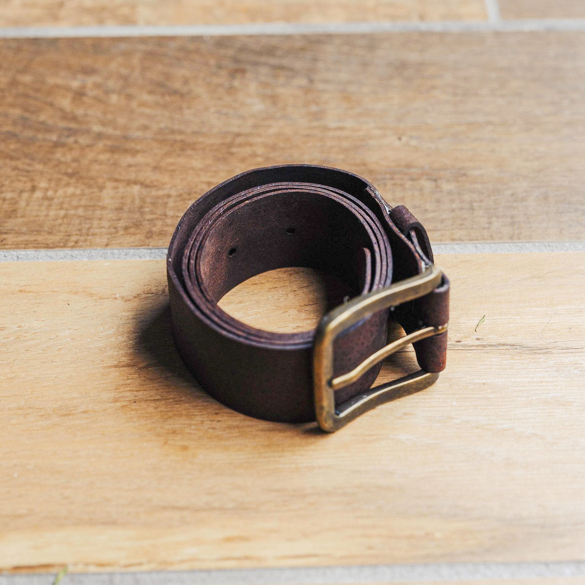 Wild Boar Leather Belt