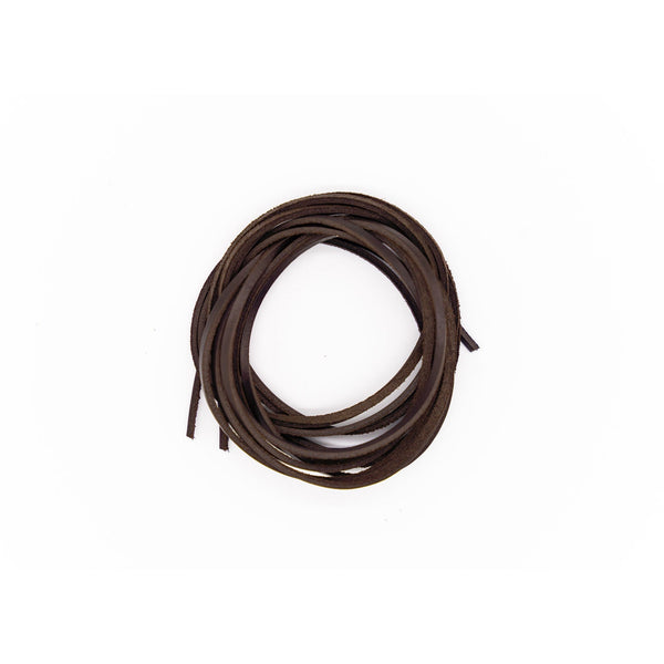 72" Dark Brown Rawhide Laces