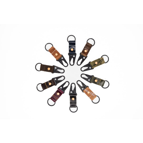 Horween Shell Cordovan Keychains