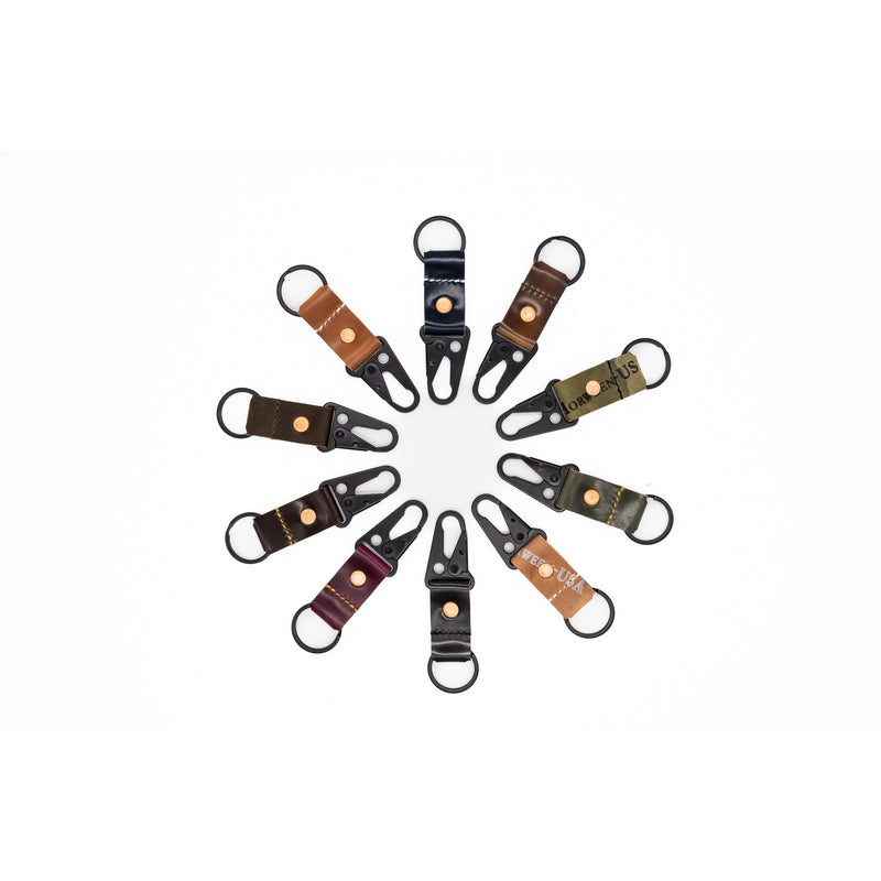 Horween Shell Cordovan Keychains