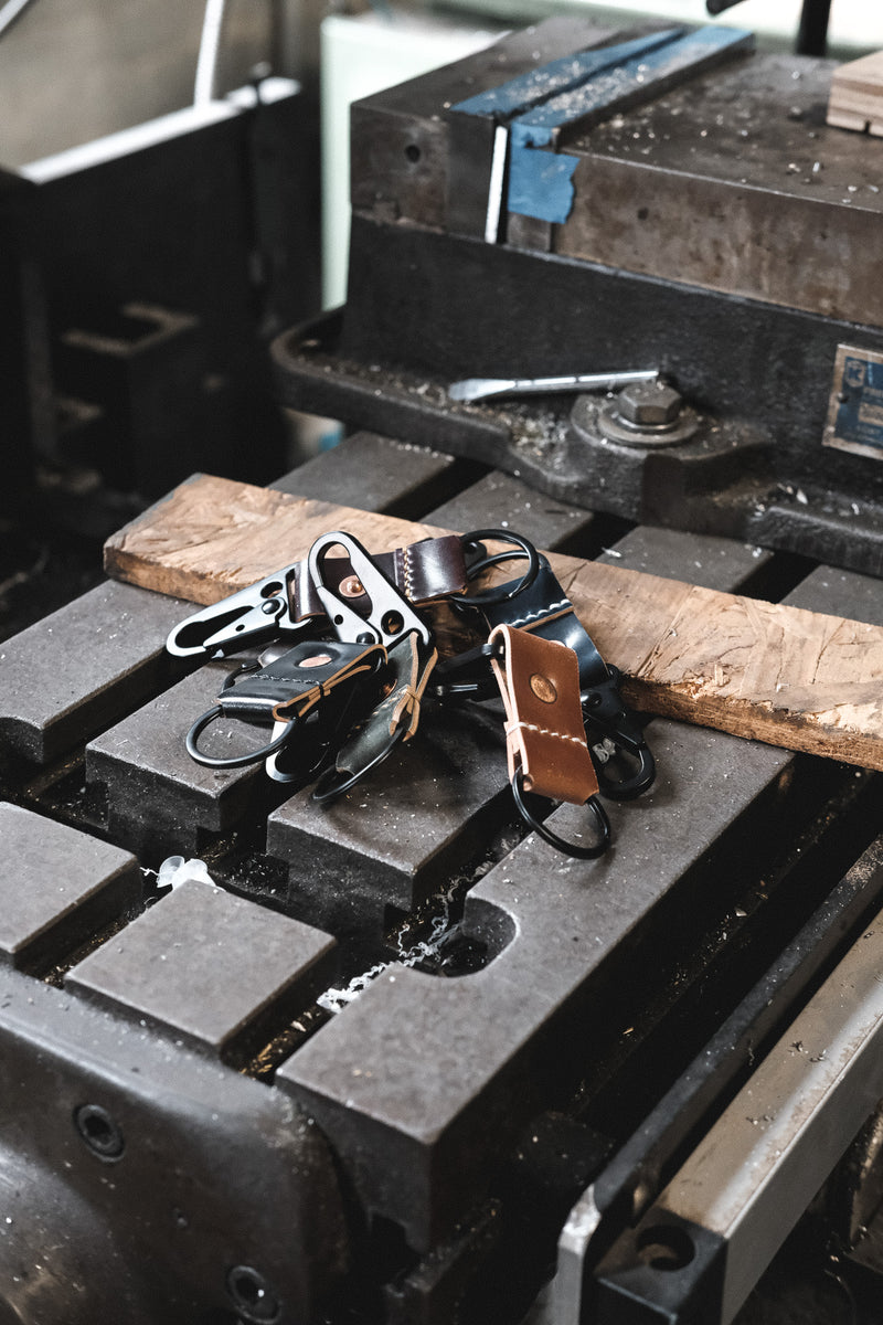 Horween Shell Cordovan Keychains